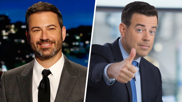 Image: ABC's "Jimmy Kimmel Live" - Season 15 / Image: Carson Daly on the Today Show. February 24, 2017.