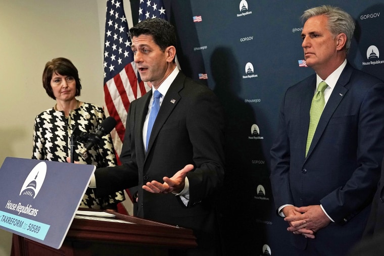 Image: House Speaker Paul Ryan And House GOP Leadership Address The Media After Their Weekly Conference Meeting