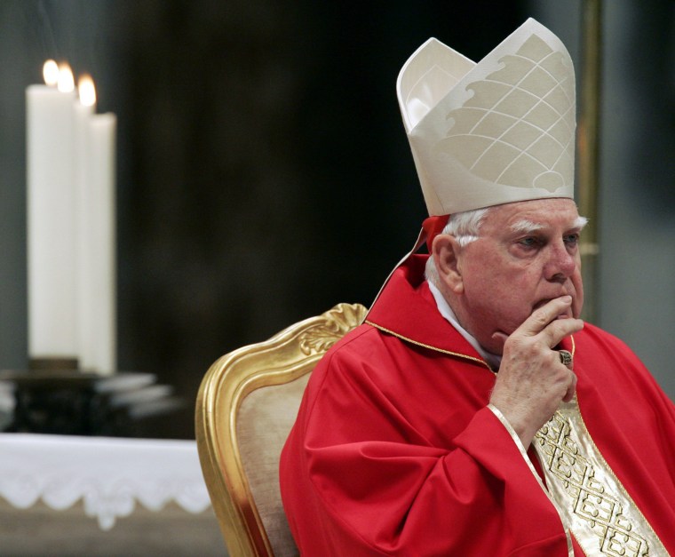 Image: U.S. Cardinal Bernard Law
