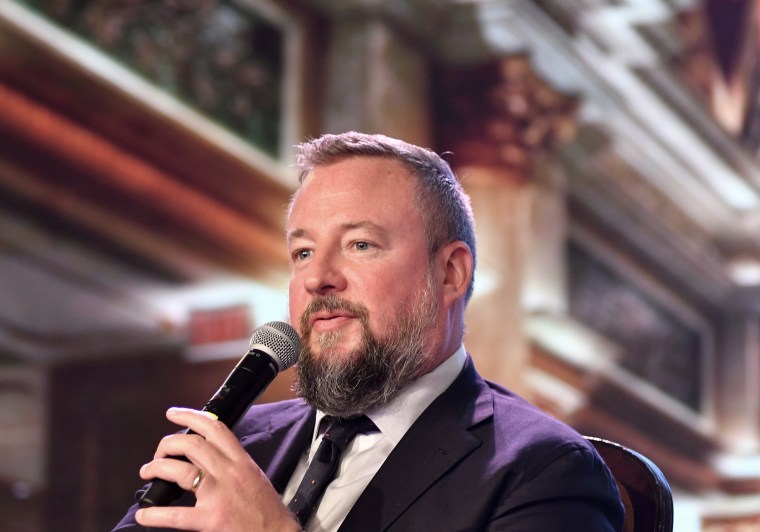 Image: Shane Smith, chief executive officer of Vice Media Inc., speaks during the Global Business Summit in New Delhi, India, on March 27, 2017.