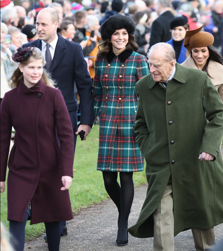 Members Of The Royal Family Attend St Mary Magdalene Church In Sandringham