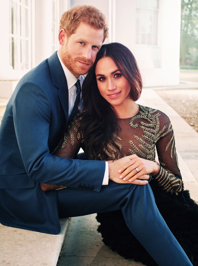 Official engagement photo of Prince Harry and Meghan Markle 