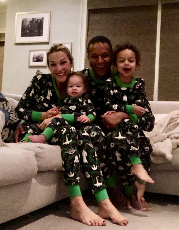 Craig Melvin's family looked merry and bright in their Christmas pajamas!