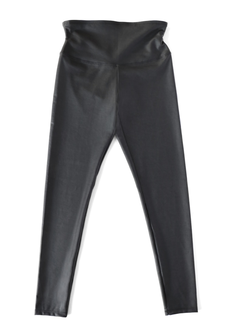 faux leather leggings by Yummie