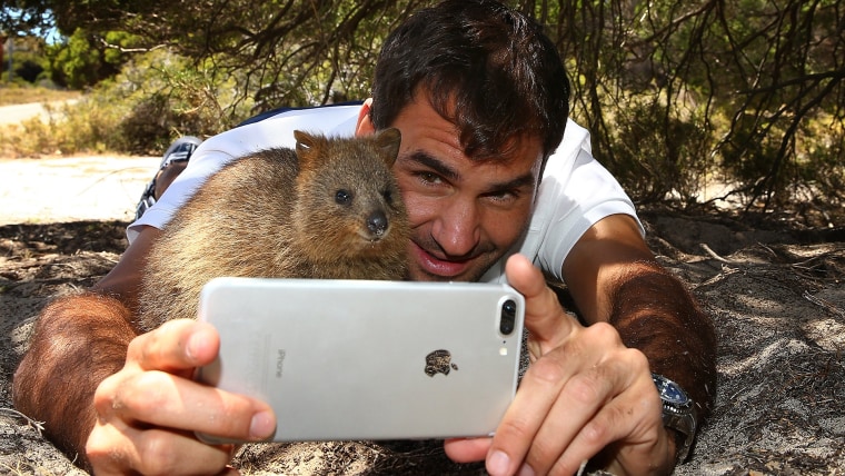 Image: 2018 Hopman Cup Roger Federer Media Opportunity