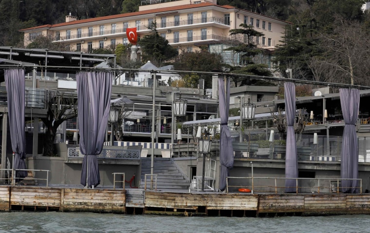Image: Picture shows Reina nightclub by the Bosphorus, which was attacked by a gunman, in Istanbul,