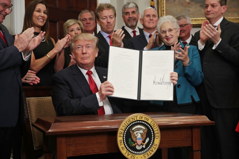 Image: President Trump Signs Executive Order To Promote Healthcare Choice