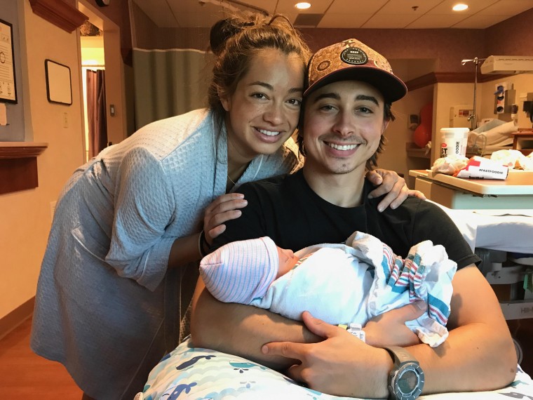 Paraplegic man, fiancée welcome son after funny announcement