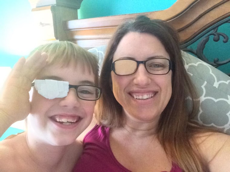 Jessica Boesmiller lost her eye to ocular melanoma and gave birth to twins.