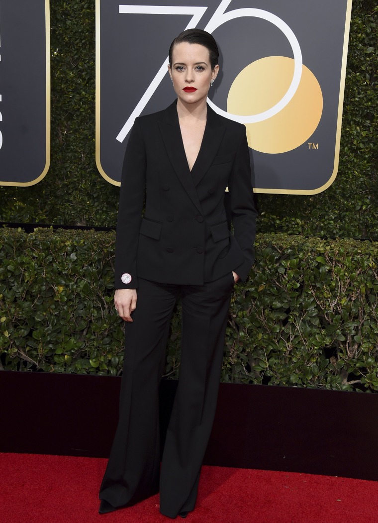 Suits, tuxes and more: Women 'wear the pants' at the Golden Globes