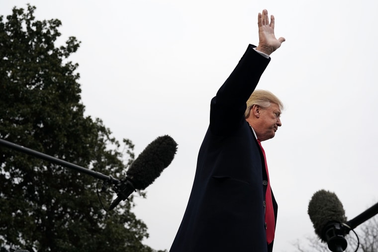 Image: President Donald Trump Departs The White House