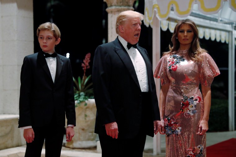 Melania trump new 2024 years eve dress 2018