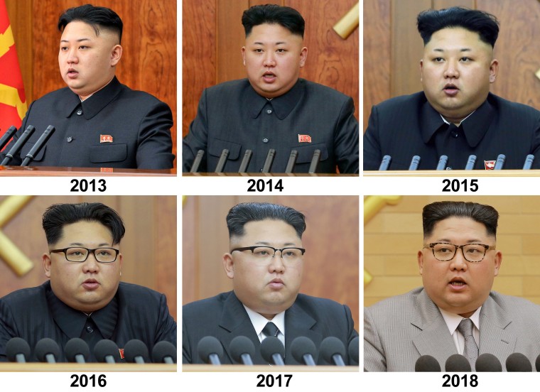 Image: Kim Jong Un's New Year's Day address since 2013