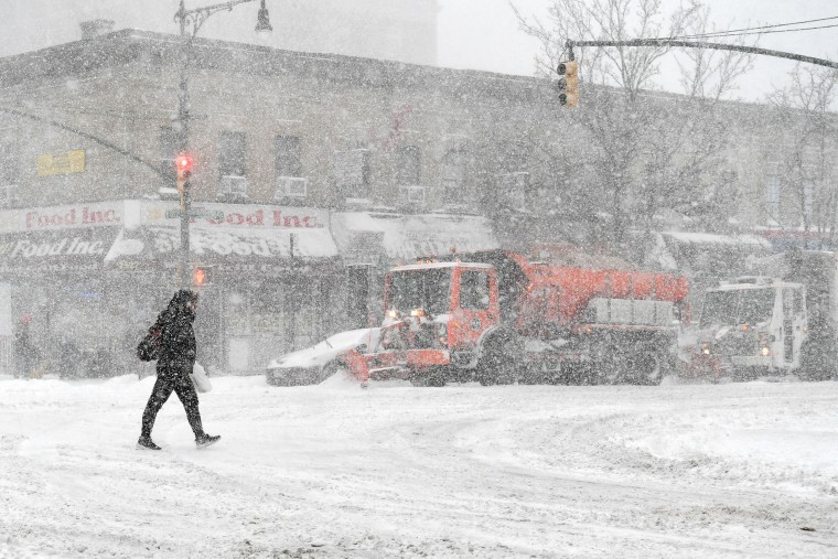 Image: Massive Winter Storm Brings Snow And Heavy Winds Across Large Swath Of Eastern Seaboard