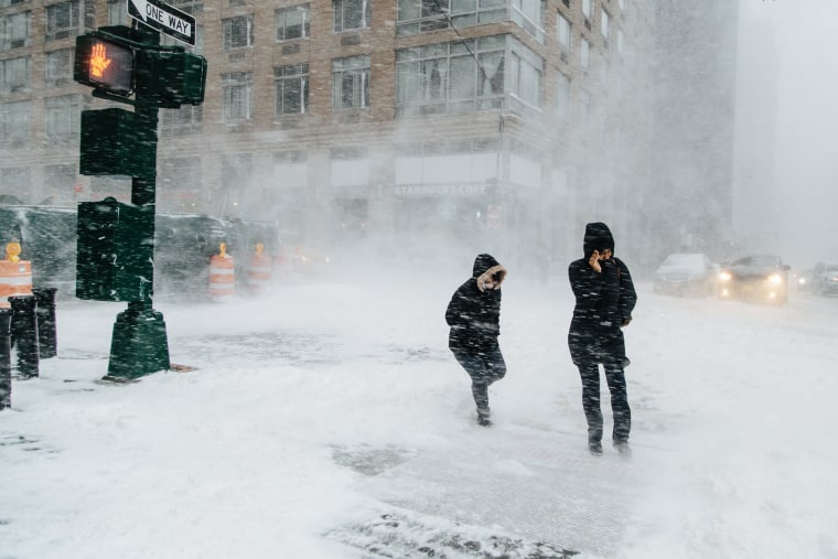 Image: Winter storm in New York