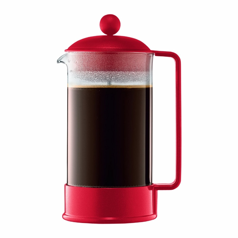 BOdum french press in red