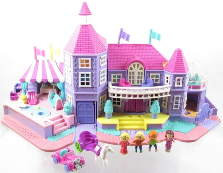 Polly Pocket doll Magical Mansion Playset work out Polly Bluebird toys 1994 