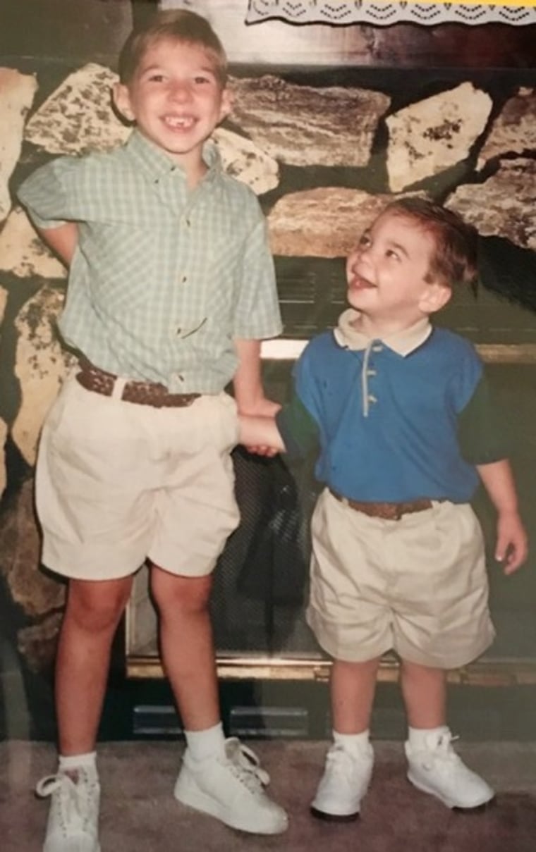 Beth Lash says her sons, Brandon and Derek, have been close throughout their lives.