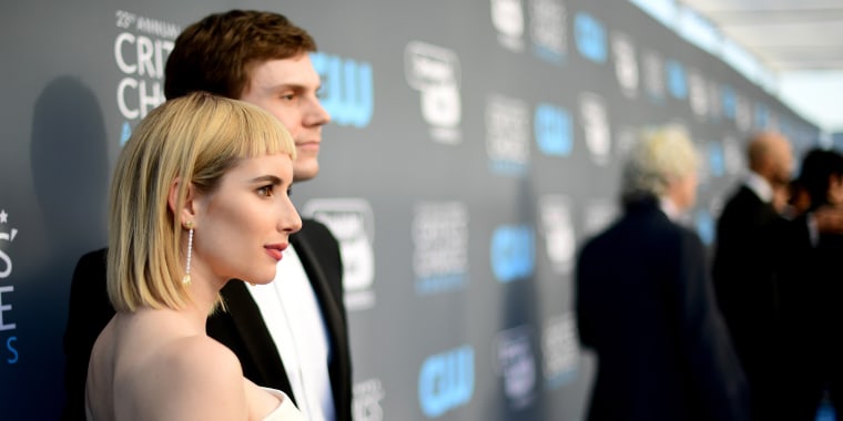 Emma Roberts has blunt bangs at Critics' Choice Awards