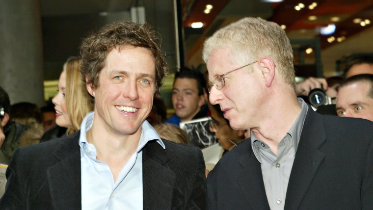 Regisseur Richard Curtis Und Schauspieler Hugh Grant (L)Bei Der Deutschlandpremier