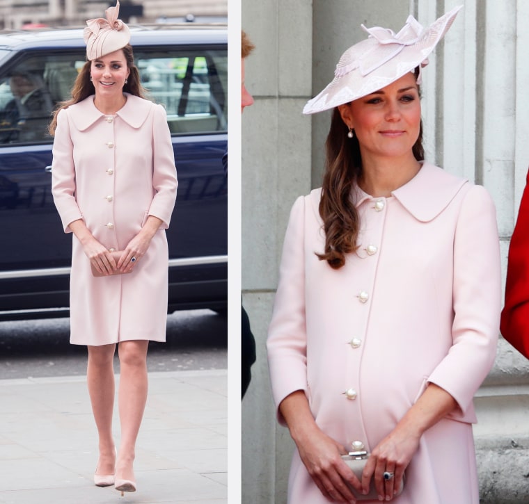 Catherine, Duchess of Cambridge attends the Commonwealth Service at Westminster Abbey on March 9, 2015 in London, England.
Catherine, Duchess of Cambridge stands on the balcony of Buckingham Palace during the annual Trooping the Colour Ceremony on June 15, 2013 in London, England.