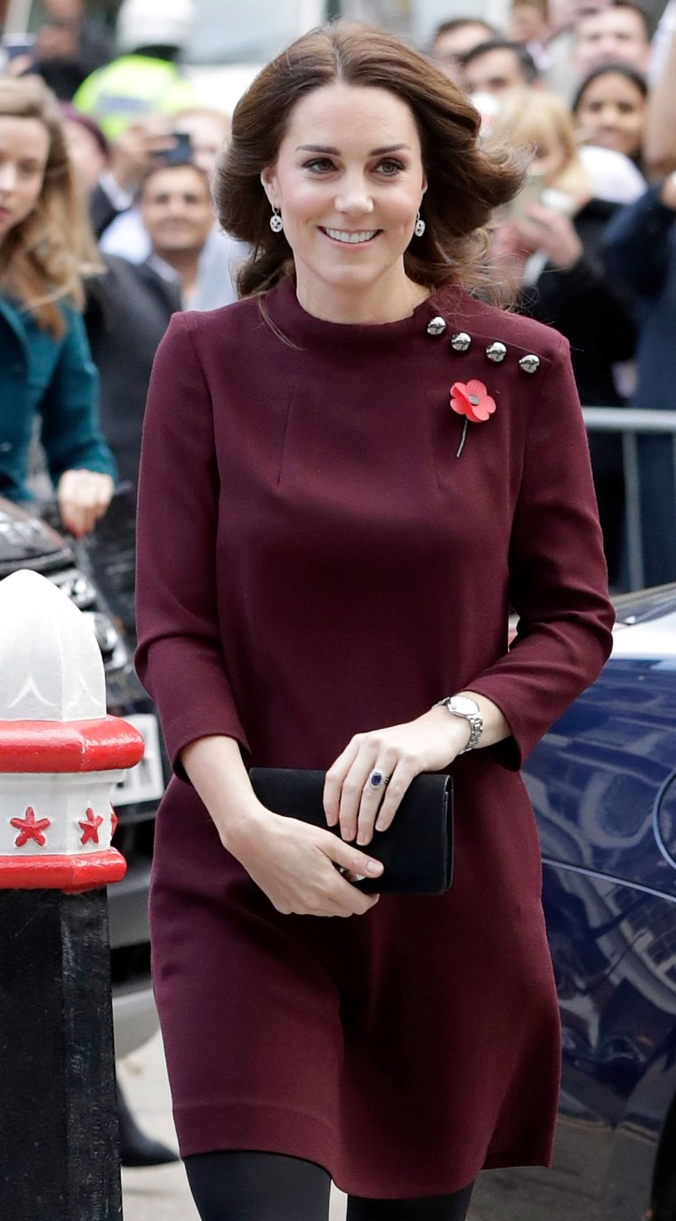 Britain's Catherine, the Duchess of Cambridge, visits The Bridge Academy at the annual Place2Be School Leaders Forum at UBS London, London, Britain, November 8, 2017.