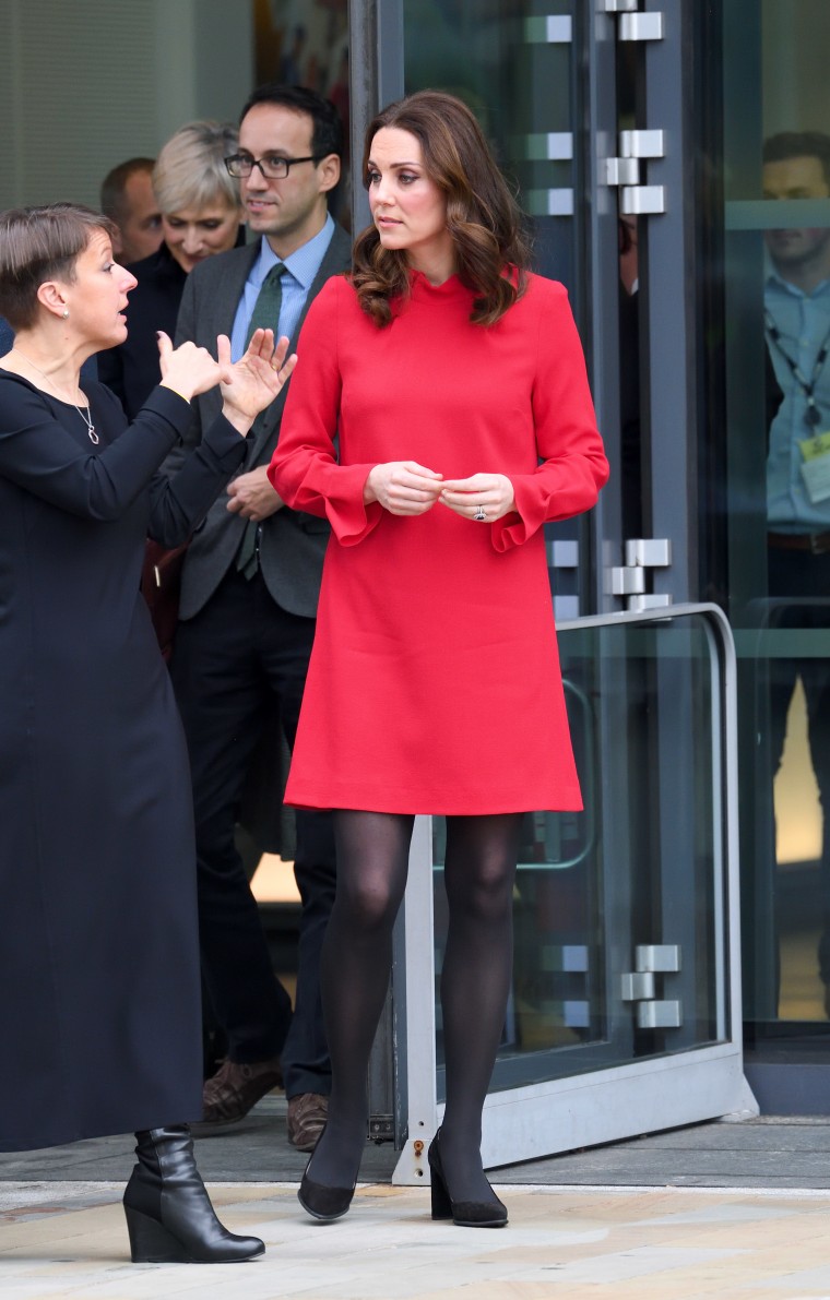 Catherine, Duchess Of Cambridge attends a 'Stepping Out' session at Media City on December 6, 2017 in Manchester, England.