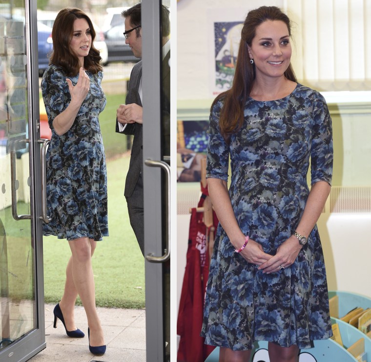 Kate, Duchess of Cambridge arrives Wednesday Jan. 10, 2018 for a visit to the Reach Academy Feltham, in London, a school working in partnership with Place2Be and other organisations to support children, families and the school community.
Duchess of Cambridge. Cape Hill Children's Centre, Smethwick, Feb. 18, 2015.