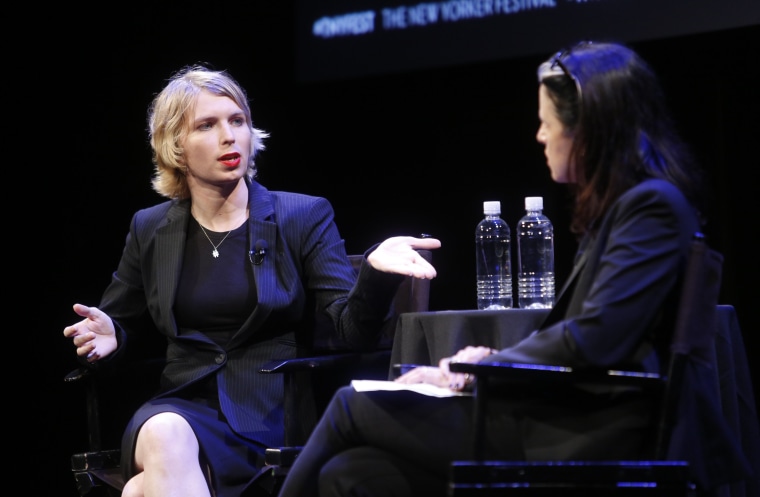 Image: The 2017 New Yorker Festival - Chelsea Manning Talks With The New Yorker's Larissa MacFarquhar
