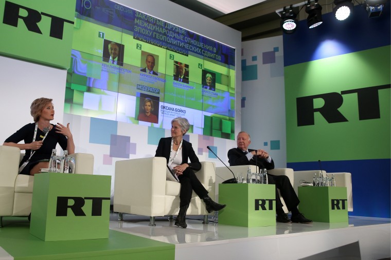 Russia Today conference on politics and mass media