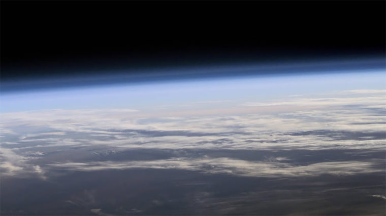 Image: A View of Earth's Atmosphere From Space