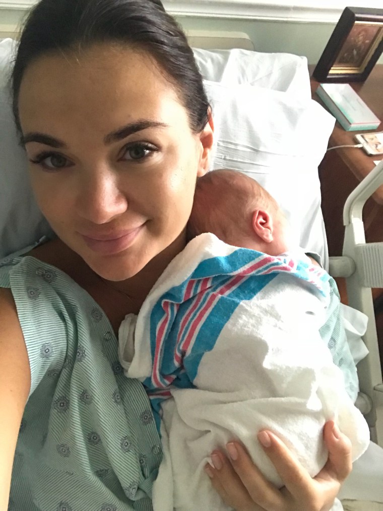 Image: Oleysa Suhareva traveled from Russia to Miami to give birth.