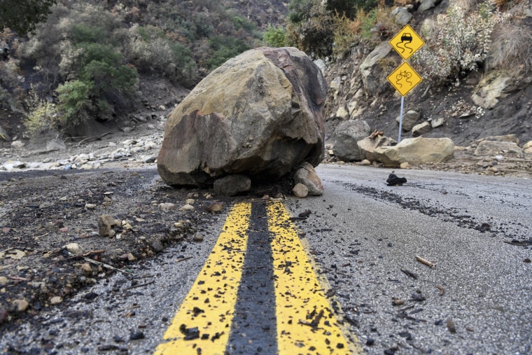 Image: California mudslides