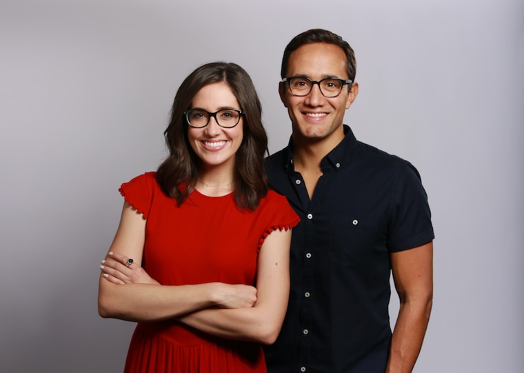 Image: Correspondents Savannah Sellers and Gadi Schwartz, hosts of the new NBC News Snapchat show "Stay Tuned."