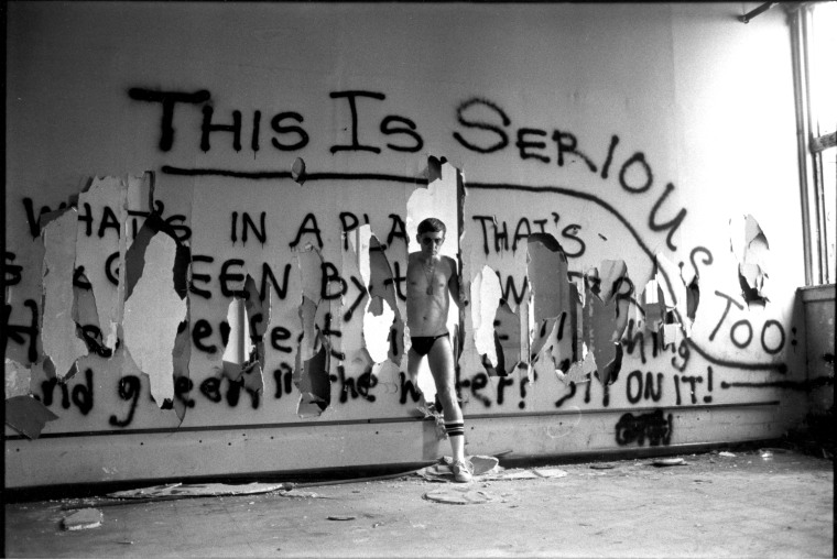 One of Leonard Fink's "selfie" photographs.