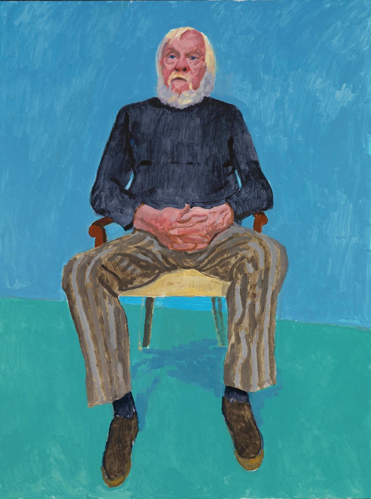 "John Baldessari" by David Hockney