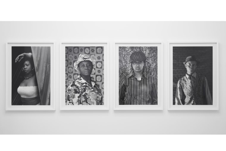 Image: Photographs apart of the LGBTQI+: Zanele Muholi exhibition.