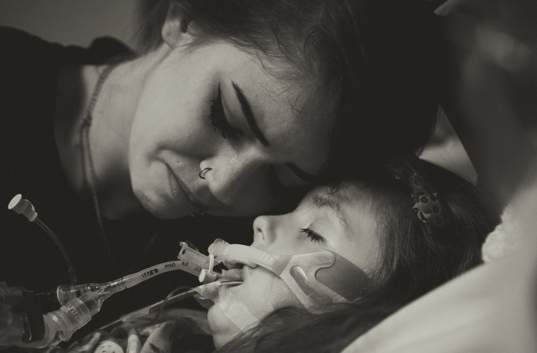 Ally Parker with her daughter, Braylynn.