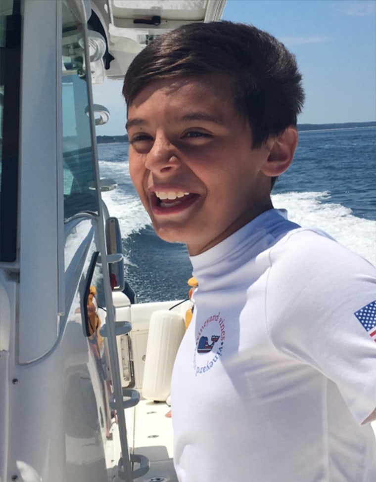 10-year-old boy Nico Mallozzi who died of the flu