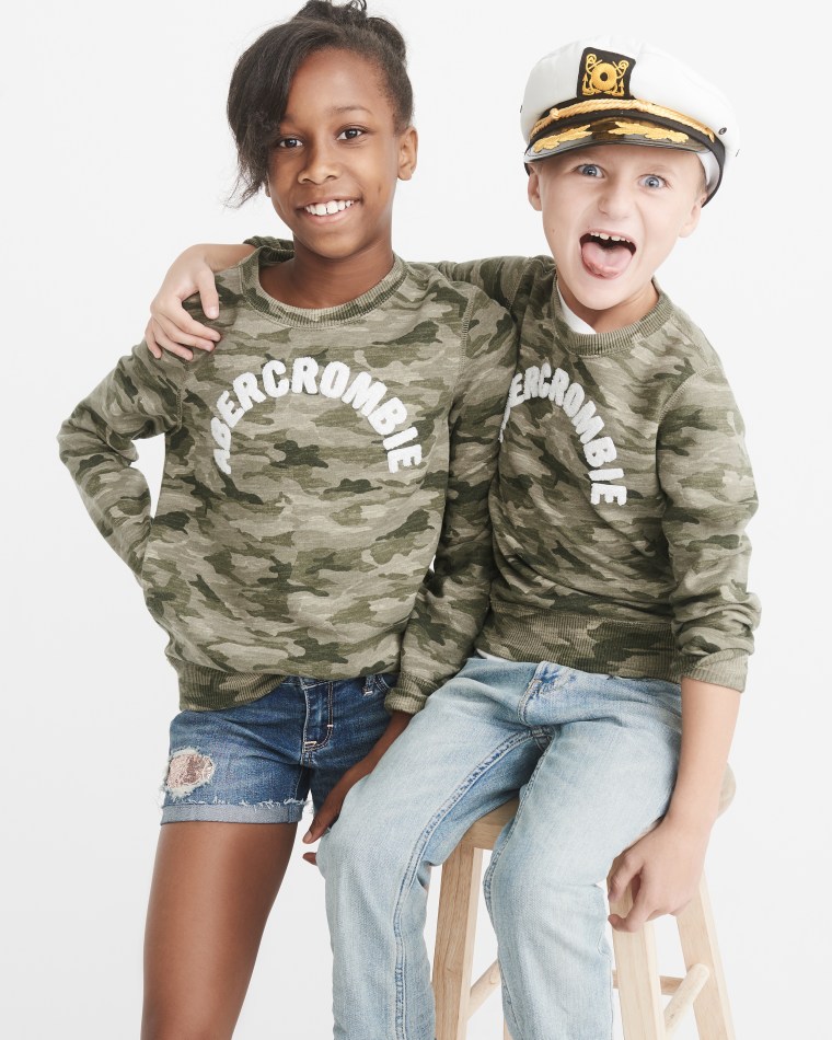 The line, released through the company's Abercrombie Kids division, will feature 25 styles of tops, bottoms and accessories.