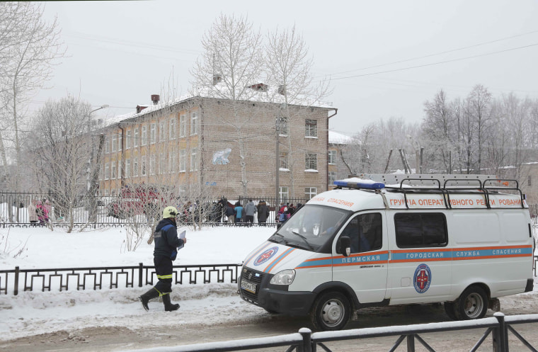 Image: School attack in Perm