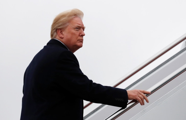 Image: President Donald Trump boards Air Force One