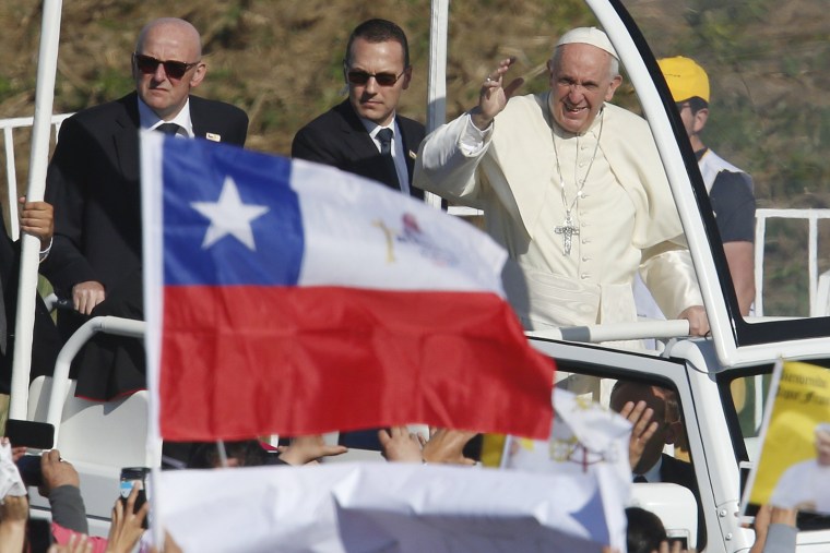Image: Pope Francisco visits Chile