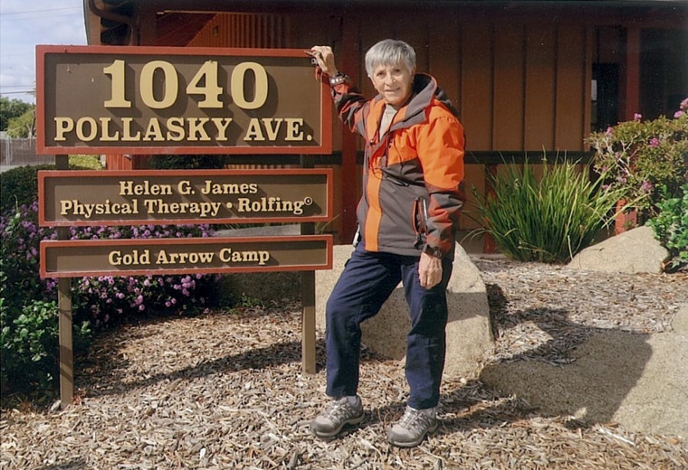 Image: Helen James at the Helen G. James Physical Therapy facility in Clovis, California.