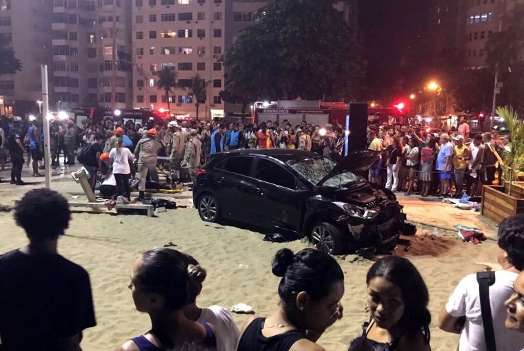Image: Crash at Copacabana Beach in Rio
