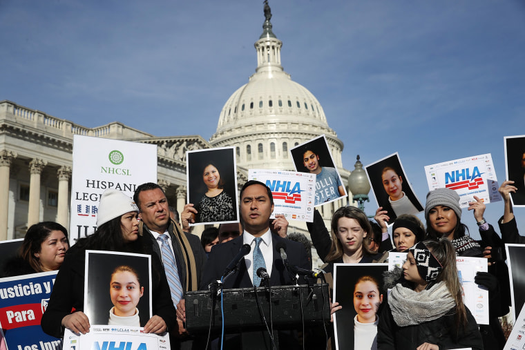 Image: Rep. Joaquin Castro speaks during a press conference on immigration reform.