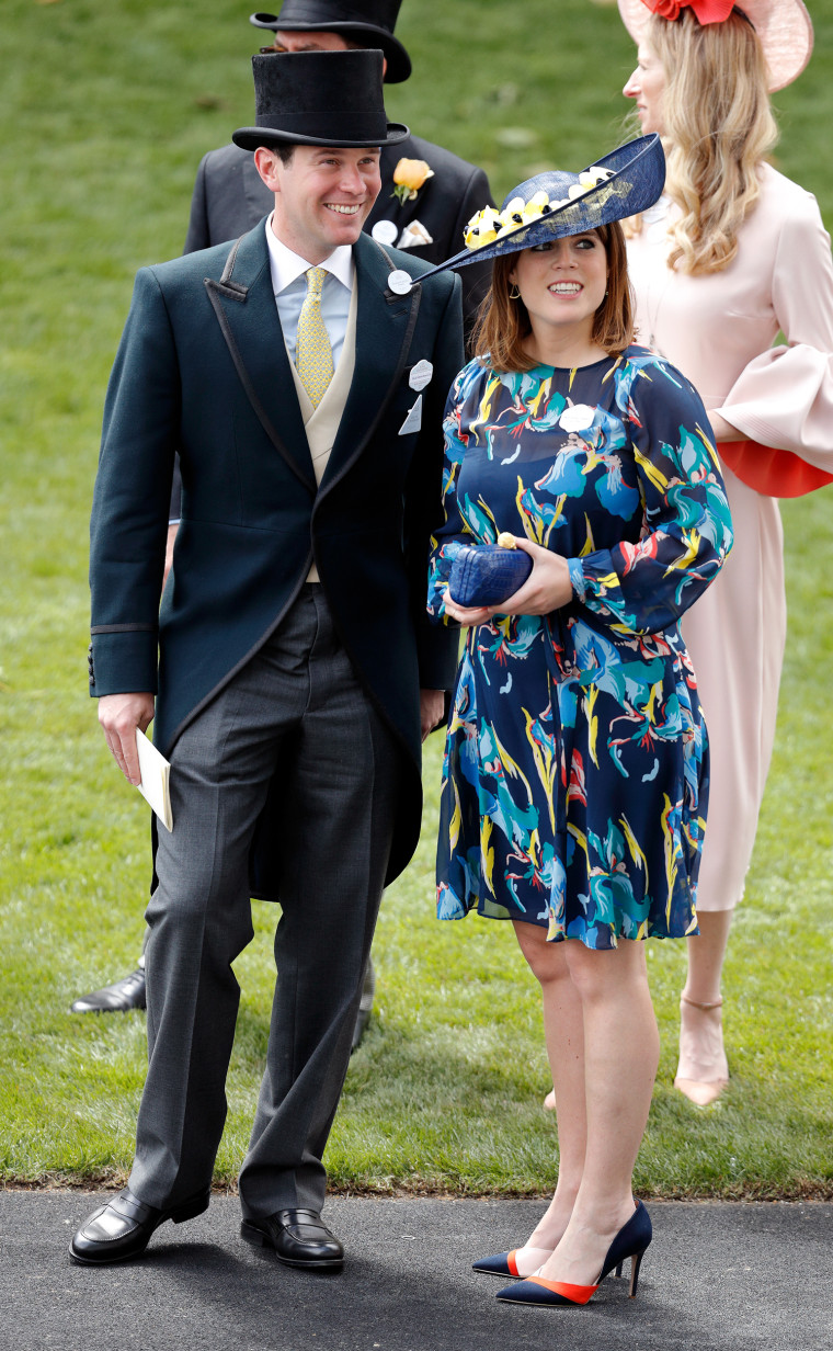 Jack Brooksbank and Princess Eugenie of York