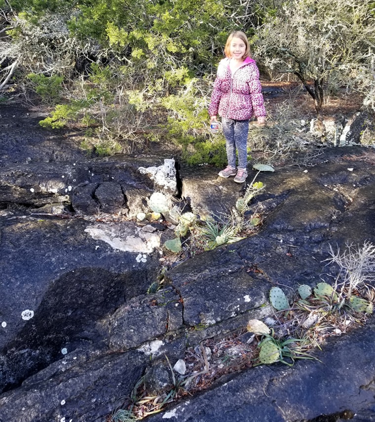 Emily Rose Oehler shortly before she was attacked by a rattlesnake