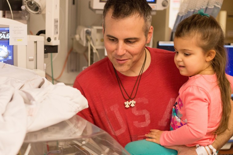 Savannah, 3, thought her new siblings were dolls the first time she saw them, her dad said.