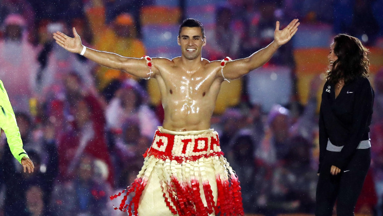 Shirtless Tongan Flag Bearer Pita Taufatofua Will Be Competing At The Winter Olympics